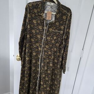 Natural Life Cotton knit dress with raw edge details and exposed stitching •